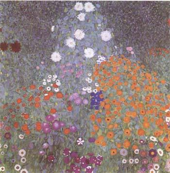 Gustav Klimt Flower Garden (mk09) oil painting image